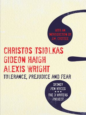 cover image of Tolerance, Prejudice and Fear